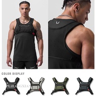 【PJX】 Functional Waterproof Vest Bag Super Thin Chest Bag Diving Material Vest Bag Sporty Casual Fas