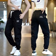 N&AI Mens Work Trousers Loose Fit Car Repair Construction Site Kitchen Pants Elastic Waistband Light