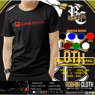 Bank CIMB Commercial T-shirt with Company Logo