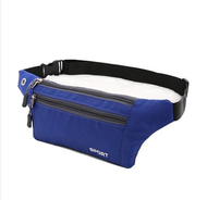 全城熱賣 - 超輕防水運動腰包 男女跑步手機包 迷你多功能健身隱形小包【藍色】#H143028216