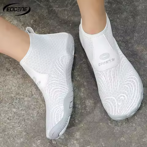 EOCENE High Top Water Shoes for Diving Indoor Jump Rope Yoga Barefoot Swimming Beach Snorkeling Surf