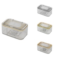 Wall-Mounted Wet Wipes Holder Wall Mounted Wet Wipes Dispenser Box with Capacity Easy Open Spring Pl