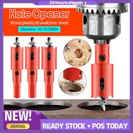 Hole Saw Opener 18MM-200MM Bi-Metal Saw Tip Drill Bit Hole Cutter Tool for Wood Metal Alloy with Hex