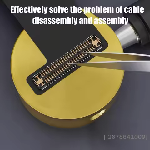 Micro Hot Plate Tip for D6 Rework Station, 20x9mm Pure Copper Heating Platform for FPC Connector Sol