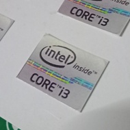 Intel core i3 2 gen silver series Stiker laptop komputer