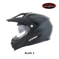 Acerbis FLIP FS-606 Dual Sport Enduro Trail Helmet with dual-visor (clear lens and sun visor)