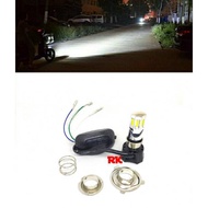 PNP AC DC H6 HS1 H4 H7 MOTORCYCLE LED LIGHTS WARRANTY - HI LOW LED MOTORCYCLE HEADLIGHTS Lampu LED M