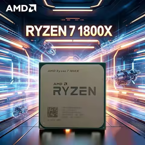 AMD Ryzen 7 1800X CPU R7 1800X 3.60GHz--4.0GHz 95W 8-cores 16-threads AM4 TDP 95WCPU Processor Loose