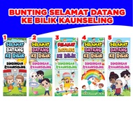 bunting sekolah selamat datang ke bilik bimbingan dan kaunseling