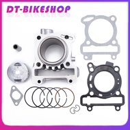 เสื้อสูบ MIO125I NOUVO-SX เสื้อพร้อมลูกชุดใหญ่ ไซส์STD mio125รุ่นหัวฉีก nouvo sx คุณภาพ พร้อมประกอบ