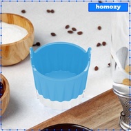 Homozy Silicone Cupcake Muffin Baking Cup Easy to Clean Air Fryers Oven Accessories Air Fryer Silicone Liner for Cooking Air Fryers