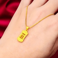 916 gold  Abacus Pendant / Emas loket 916 Abacus women man