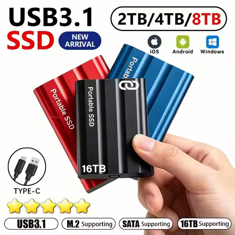 4TB portable mobile hard drive SSD solid-state external hard drive high-speed transfer original mech