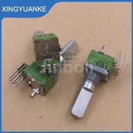 1PCS RK097 Type Double Vertical Bent Foot 6Pins B1K C100K Audio Volume Adjustment Potentiometer Half