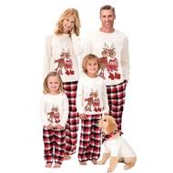 [2026 New] European American ebay New Style Christmas Elk Print Parent-Child Wear Long-Sleeved Pajam