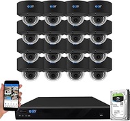 GW Security 16 Channel 6K NVR 8MP (3840x2160) IP PoE Security Camera System with 16 UHD 4K 2.7-13.5m