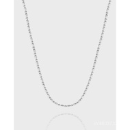 Sterling Silver Silver Silver Bead Clavicle Niche Minimalist Necklace Light Luxury S925 Female Korea
