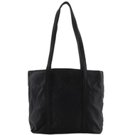 Prada PRADA 標誌刺繡手提包，尼龍材質，黑色，單肩包，A4 尺寸，開口，Logo 刺繡，女士 [二手]
