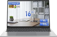 Trygood 16 inch Laptop Computer, RAM 16 GB LPDDR4, ROM 512 GB SSD, Notebook up to 3.2 GHz, Core i3-1