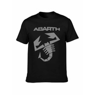 T-shirt lelaki lengan pendek Reka bentuk ringkas Abarth T Shirt uniseks T-shirt wanita