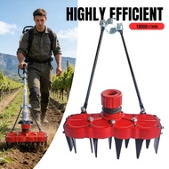 Weed Tiller Attachment with Gearbox Garden Cultivator Weeding Tool Universal Weed Removal Kit for Ga