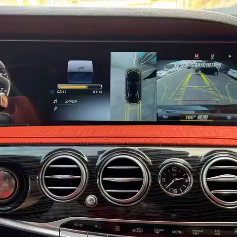 12.3 Inch Carplay For Mercedes Benz S Class W222 S350 S500 NTG5 Car GPS Navigation Multimedia Player