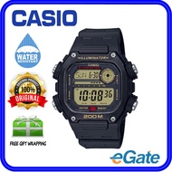 Casio DW-291H-9AV Men Digital Sporty Design Classic Black Resin Band Original Casual Watch DW-291H