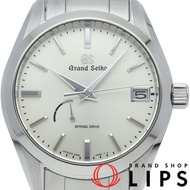 精工 Grand Grand Seiko Spring Drive 39mm Heritage 系列 SBGA283/9R65-0BH0，附錶盒、保固卡，不鏽鋼材質，男士腕錶，銀色，拋光處理，成色極佳