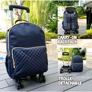 Premium Compact 4-Wheel Trolley Bag (SG Seller)