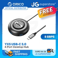 [CLEARANCE] ORICO 4-IN-1 USB HUB 5GBPS (0.3M,1.8M) Type-C Cable - SD/TF Card Reader & 3-Port USB 3.0