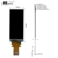 Semi-transparent Display Screen1.08LCD Wearable Semi-Reflective Always-On68160Single Color Low Power