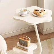 Cream-colored cloud side table, sofa side table, side cabinet, side table, modern minimalist bedroom