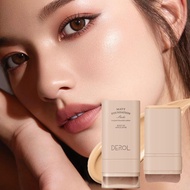 Double-ended Foundation Stick Eraser Foundation Stick With Brush Moisturizing Light Concealer H8c3