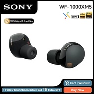 For SONY WF 1000XM5 Wireless Noise Cancelling Earbuds Bluetooth 5.3 Earphones Hi-Res LDAC SBC Dual Connection IPX4 24hrs Playtime