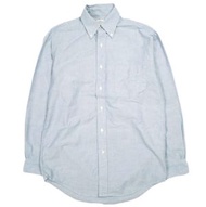 二手 Brooks Brothers 牛津襯衫，美國製造，XS 碼，淺藍色，長袖。