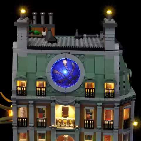 BRIXSPARK LED Lighting Kit for Lego 76218, USB DIY Light Set For Sanctum Sanctorum MOC Building Bloc