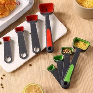 CURTES 3/4 pieces Collapsible Funnel, Leak-Proof Food Grade Measuring Spoon, Spice Funnel Wide Mouth