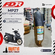 PAIR FDR MP27 AUTOMATIC MOTORCYCLE TIRE UNIT/ Ring 14 90/80 SOFTCOMPOUND MATIC VARIO MIOBEAT