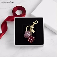 # sepsale # Dice Keychain for Women Funky Dice Charm Personalized Purse Accessory for Handbags Cute 