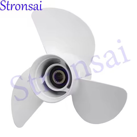 6E5-45947-00-EL Aluminum Propeller 13 1/2x15 For Yamaha Outboard Engine 50/60/70/75/80/85/90/100/115