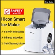 Hicon Ice maker Electric bullet cylindrical Ice machine Automatic Household mini ice making Machine For Milk Tea Shop