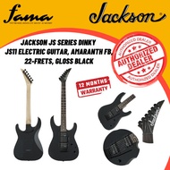 [FAMA]Jackson JS Series Dinky JS11 Electric Guitar, Amaranth FB, 22-Frets, Gloss Black