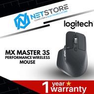 LOGITECH MX MASTER 3S PERFORMANCE WIRELESS MOUSE - GRAPHITE - 2.4GHZ/BT 910-006561