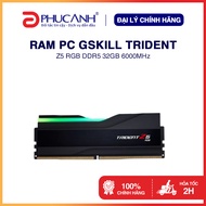 GSKill Trident Z5 RGB DDR5 32GB 6000MHz Internal Memory F5-6000J3636F32GX1-TZ5RK - Genuine Product,