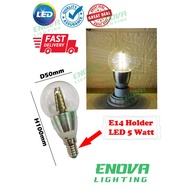 5 WATT E14 HOLDER LED BALL LIGHT BULB