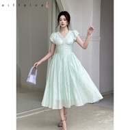 IBUY Design Goddess Style Lightweight Summer Swing Dress