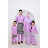LILAC BAJU KURUNG MODEN FAMILY SEDONDON