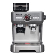 东菱（Donlim）研磨一体意式咖啡机 双锅炉半自动咖啡冲煮机 家用商用打奶泡机DL-KF5700D 钛空灰