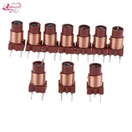 [Abbraccia] 10 Adjustable Ferrite Core Inductors, 0.61.7 Ohms, Compact Spare Parts,