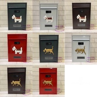 ((Yongmei Shop) Taiwan Ready Stock Combination Lock Mailbox Customizable Password Puppy Mailbox Kitt